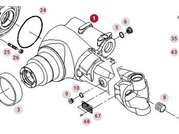Axle and parts FENDT