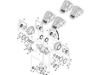 Undercarriage parts JOHN DEERE
