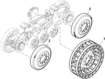 Undercarriage parts JOHN DEERE
