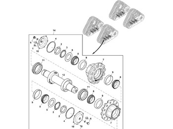 Undercarriage parts JOHN DEERE