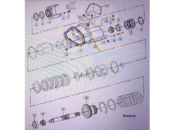 Clutch and parts JOHN DEERE