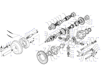 Gearbox and parts MASSEY FERGUSON