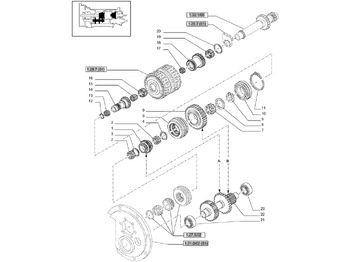 Gearbox and parts NEW HOLLAND