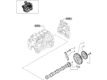 Engine and parts NEW HOLLAND