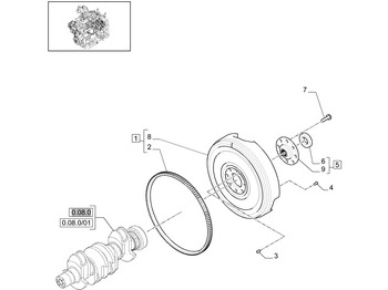 Engine and parts NEW HOLLAND
