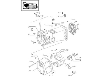 Gearbox and parts NEW HOLLAND