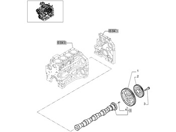 Engine and parts NEW HOLLAND