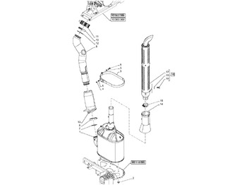 Exhaust system NEW HOLLAND
