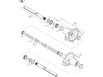 Rear axle NEW HOLLAND