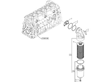 Engine and parts NEW HOLLAND