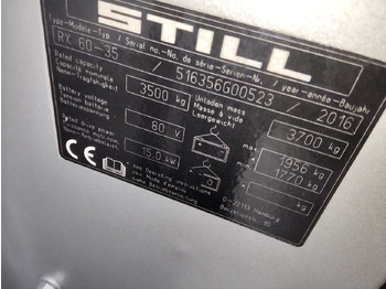 Electric forklift STILL RX60-35: picture 3