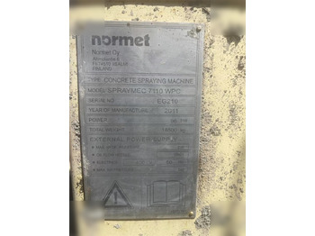 Concrete equipment 2011 NORMET SPRAYMEC 7110 WPC: picture 3