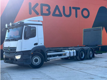 Container transporter/ Swap body truck MERCEDES-BENZ Antos