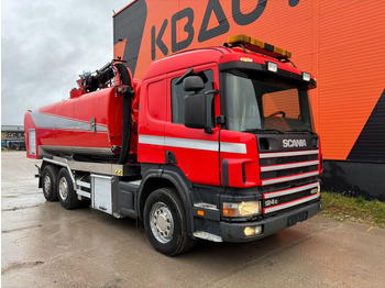 Vacuum truck Scania P 124 6x2*4 KORP&SON / TANK 8000 l / VACUUM Wittig RFW260 / PRESSURE Uraca DK716 140 bar / 400 l/min: picture 3 Vacuum truck Scania P 124 6x2*4 KORP&SON / TANK 8000 l / VACUUM Wittig RFW260 / PRESSURE Uraca DK716 140 bar / 400 l/min: picture 3
