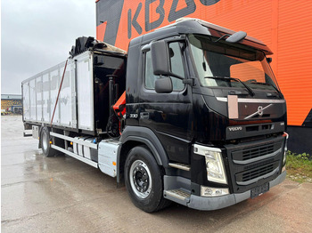 Dropside/ Flatbed truck, Crane truck Volvo FM 330 4x2 PALFINGER PK 12002-EH B / BOX L=7196 mm: picture 4