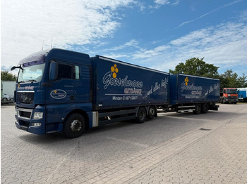 Beverage truck MAN TGA mit Kofferaufbau/Getränkeaufbau + Anhänger: picture 2 Beverage truck MAN TGA mit Kofferaufbau/Getränkeaufbau + Anhänger: picture 2