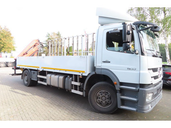Dropside/ Flatbed truck, Crane truck Mercedes-Benz Axor  1833 L - Glastransporter Kran Palfinger: picture 4 Dropside/ Flatbed truck, Crane truck Mercedes-Benz Axor  1833 L - Glastransporter Kran Palfinger: picture 4