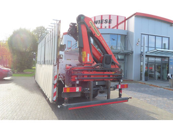 Dropside/ Flatbed truck, Crane truck Mercedes-Benz Axor  1833 L - Glastransporter Kran Palfinger: picture 5 Dropside/ Flatbed truck, Crane truck Mercedes-Benz Axor  1833 L - Glastransporter Kran Palfinger: picture 5