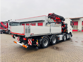 Dropside/ Flatbed truck, Crane truck Volvo FH 500 8x4 Kran F710 RA2.27 Jib & Winde Sofort: picture 4