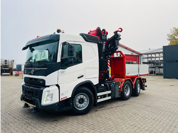 Dropside/ Flatbed truck, Crane truck Volvo FMX 540 6x2 mit F545RA.2.28: picture 3