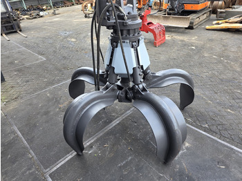 Grapple for Construction machinery Liebherr gm 65 poliepgrijper orange peel liebherr lh sennebogen fuchs mhl: picture 4