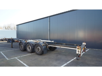 Container transporter/ Swap body semi-trailer Renders 3 AXLE EXTENDABLE CONTAINER TRANSPORT TRAILER: picture 4