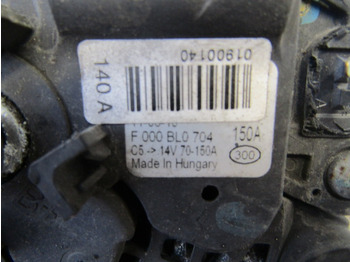 Engine and parts for Truck MITSUBISHI FUSO 4P10 ALTERNATOR: picture 2