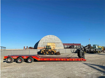 Low loader semi-trailer Hako Gooseneck lowbed , axle lift: picture 2