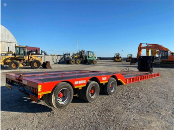 Low loader semi-trailer Hako Gooseneck lowbed , axle lift: picture 3