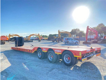 Low loader semi-trailer Hako Gooseneck lowbed , axle lift: picture 5