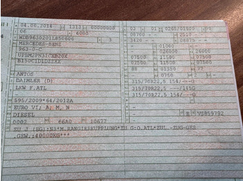 Leasing of  Mercedes-Benz 2536 ADR Valid & kipphydraulik für Gastank Mercedes-Benz 2536 ADR Valid & kipphydraulik für Gastank: picture 2