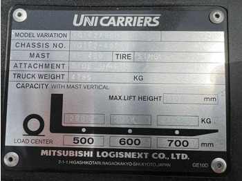Diesel forklift UniCarriers YG1F2A30U: picture 5