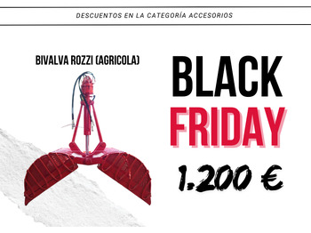 Clamshell bucket Bivalva agrícola 500 kg. con rotator: picture 3