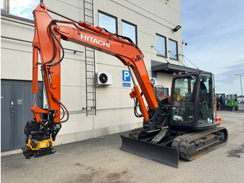 Mini excavator Hitachi ZX85USB-6, Uudella engcon EC209 tiltillä: picture 2