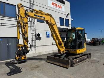 Mini excavator Komatsu PC88MR-8 PYÖRITTÄJÄLLÄ: picture 2