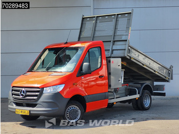 Flatbed van Mercedes-Benz Sprinter 514 CDI Open Laadbak met Kist Dubbellucht 3,5t Trekhaak Airco Cruise Euro6 Pritsche Pickup Open Box 2m3 Airco Trekhaak Cruise co: picture 3