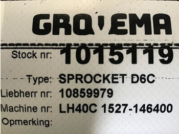 Spare parts Liebherr Sprocket D6C: picture 3