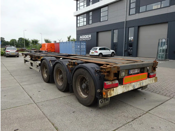 Container transporter/ Swap body semi-trailer Krone SD 27 / Container Chassis / BPW + Drum / 1x Extendable / 45 FT: picture 3