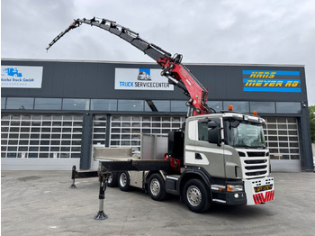Crane truck SCANIA G480 8x4 SZM/Pritsche Fassi 950: picture 3 Crane truck SCANIA G480 8x4 SZM/Pritsche Fassi 950: picture 3