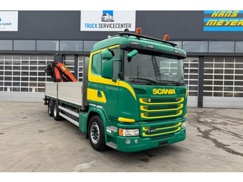 Crane truck, Dropside/ Flatbed truck Scania G490 6x2 PK22002-4: picture 4