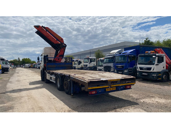 Dropside/ Flatbed truck, Crane truck DAF CF 460: picture 3