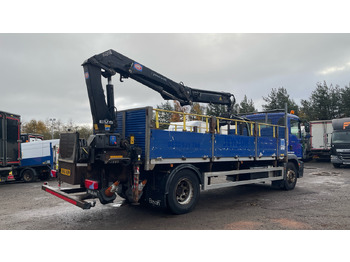 Dropside/ Flatbed truck, Crane truck Man TGM 18.250: picture 4