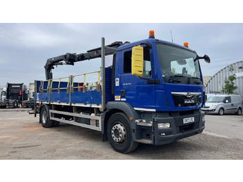 Dropside/ Flatbed truck MAN TGM 18.250