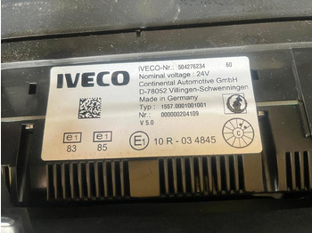 Tachograph for Truck IVECO Stralis 450 Kombiinstrument / Tacho 504276234: picture 2
