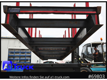 Timber semi-trailer FLIEGL SDS01, Langholz, Containeraufbau, Liftachse,: picture 3