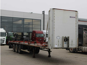 Dropside/ Flatbed semi-trailer ZASŁAW D-651A, LIFTING AXLE: picture 3