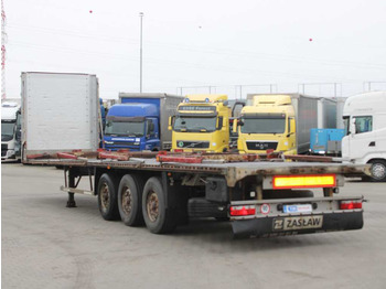 Dropside/ Flatbed semi-trailer ZASŁAW D-651A, LIFTING AXLE: picture 5