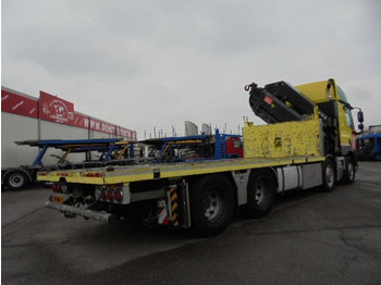 Dropside/ Flatbed truck, Crane truck DAF FAD 85-460 8X4: picture 3