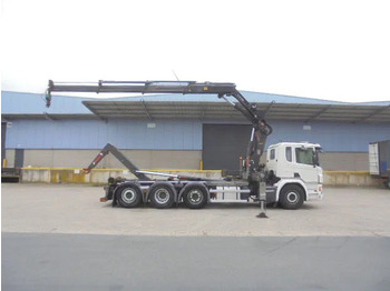 Hook lift truck, Crane truck Scania P370 8X2 HAAK + KRAAN NL TRUCK LOW KM: picture 2 Hook lift truck, Crane truck Scania P370 8X2 HAAK + KRAAN NL TRUCK LOW KM: picture 2