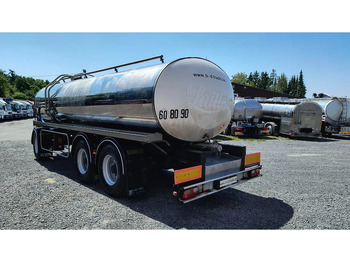 Tank trailer for transportation of milk ETA 16500 L INSULATED INOX TANK - 1 COMP: picture 4